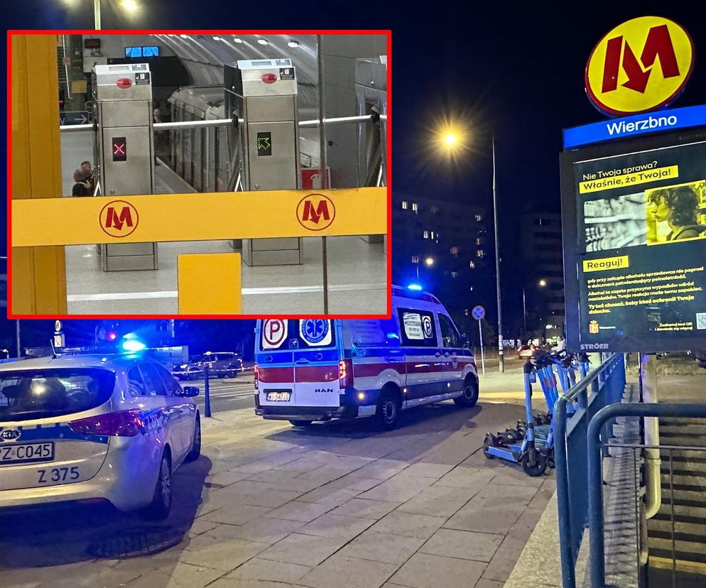 Śmiertelny wypadek na stacji metra w Warszawie