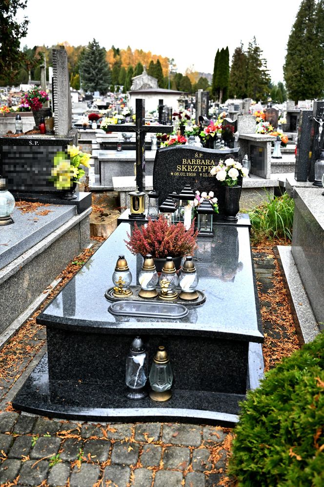 Tak wygląda grób Barbary Skrzypek