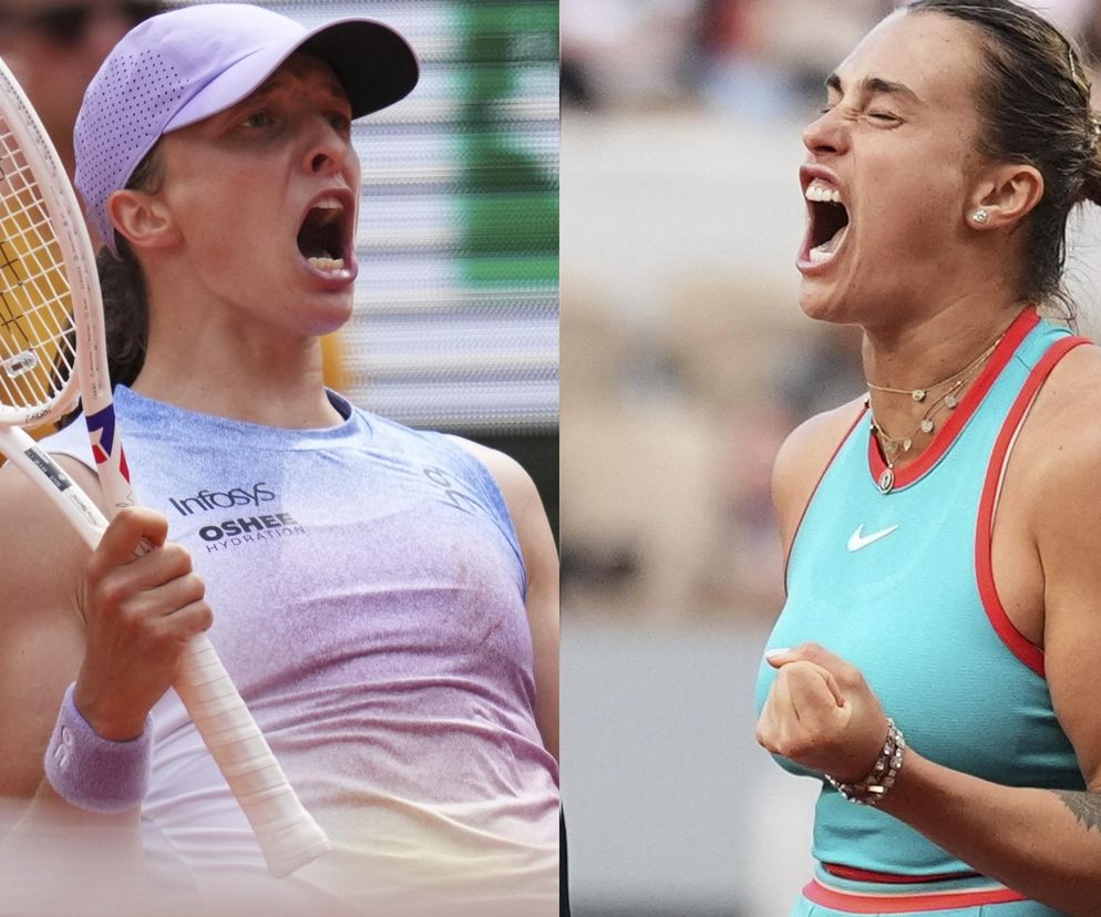 Iga Świątek - Aryna Sabalenka RELACJA NA ŻYWO. Pólfinał Roland Garros [WYNIK LIVE]