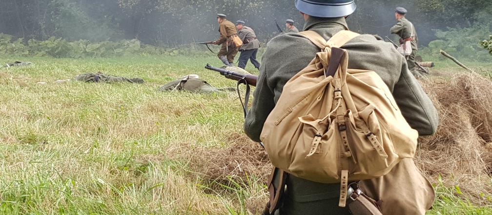 Inscenizacja Bitwy Warszawskiej w Gilowicach