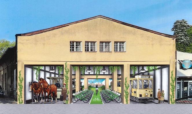 Mural ozdobi budynek zabytkowej zajezdni