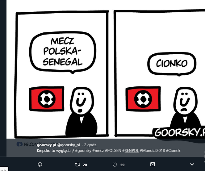 Memy po meczu Polska - Senegal