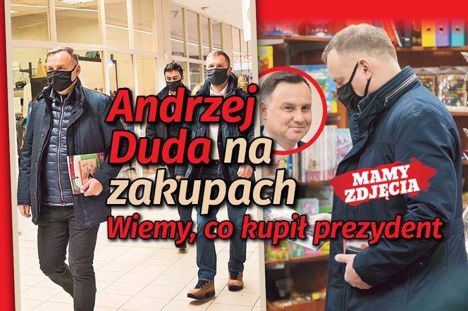 Andrzej Duda na zakupach