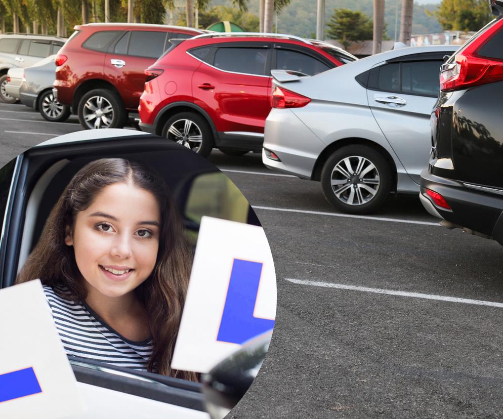 Olsztyn: 13-latka za kierownicą auta! Przed kursem na prawo jazdy musi poćwiczyć parkowanie