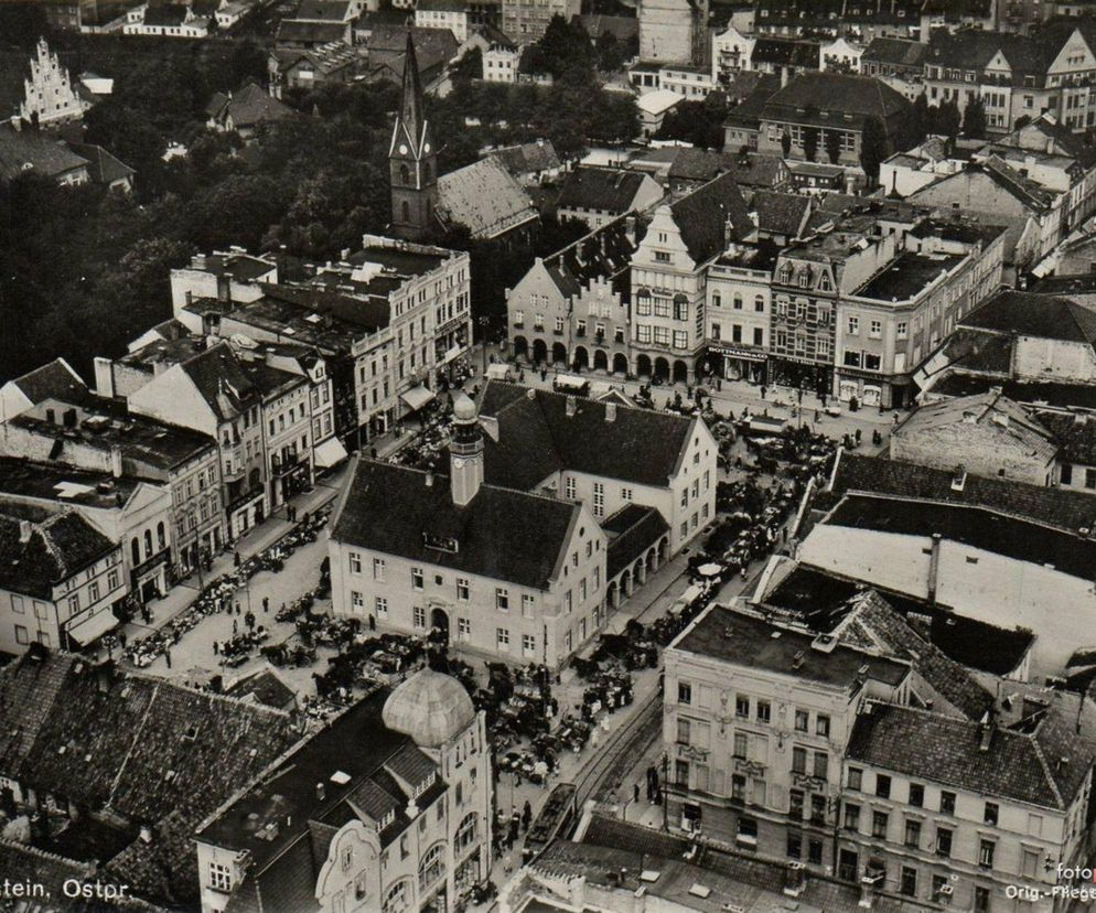 Olsztyn na zdjęciach lotniczych. Zobacz, jak wyglądał ponad 100 lat temu