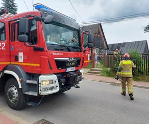 Interwencja strażaków przy Moniuszki 24.06.2023