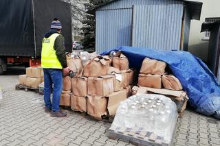 Ponad 3600 litrów nielegalnego alkoholu przekazane do zgierskiego szpitala