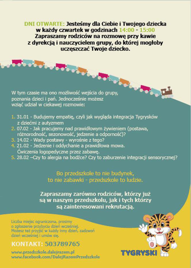 Przedszkole Dalej Razem tworzy grupę