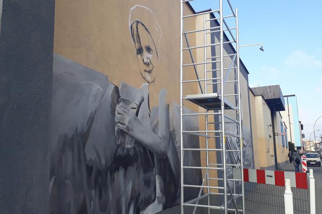 Nowy mural przy siedzibie MPKWiK w Rzeszowie