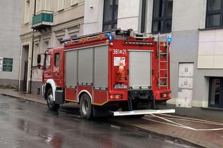 Wszystkie pomieszczenia w budynku Sądu Okręgowego w Siedlcach są sprawdzane przez policję.