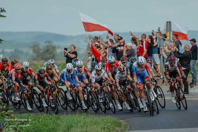 Tour de Pologne  na trasie w Pszczynie