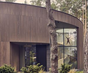 Circle Wood House wg projektu Przemka Olczyka z pracowni Mobius Architekci