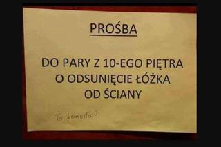 Ogłoszenia na klatkach schodowych