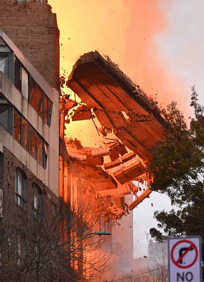 Pożar siedmiopiętrowego budynku w centrum Sydney