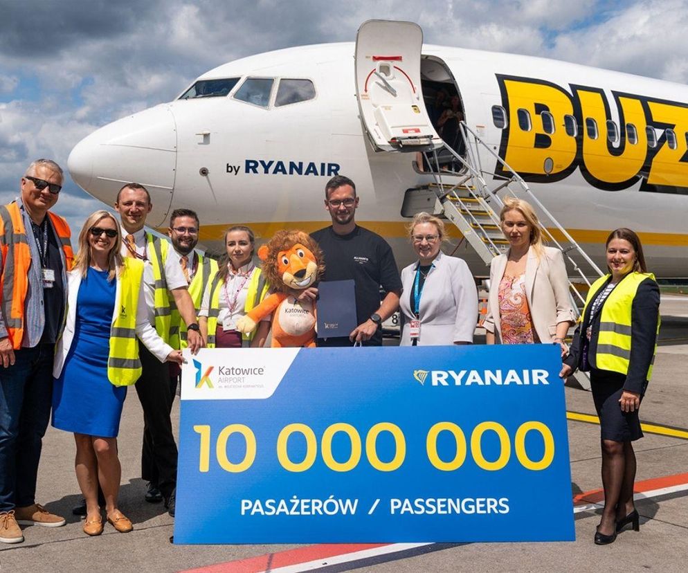 Ryanair świętował na lotnisku w Pyrzowicach