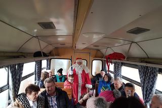 Nadwiślańska Kolej Wąskotorowa z Mikołajem