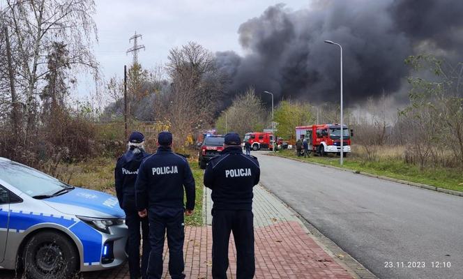 Kędzierzyn-Koźle. Potężny pożar chemikaliów