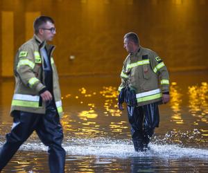 Warszawa zalana po burzy