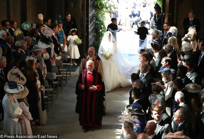 ŚLUB KSIĘCIA HARRY'EGO Z MEGHAN MARKLE - KOŚCIÓŁ.