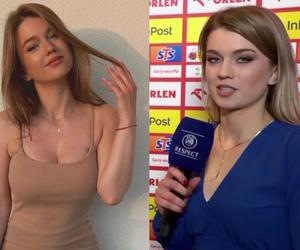 Piękna dziennikarka TVP skradła serca kibiców na meczu z Łotwą. Błyszczała najjaśniej na Narodowym. Sylwia Dekiert ma konkurencję?