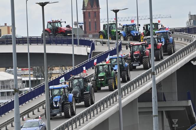 Protest rolników w Szczecinie