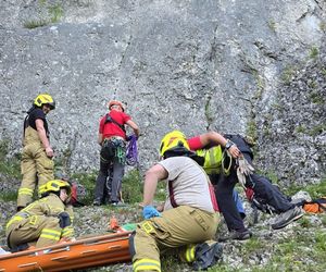 Akcja ratownicza Jurajskiej Grupy GOPR w Dolinie Kobylańskiej