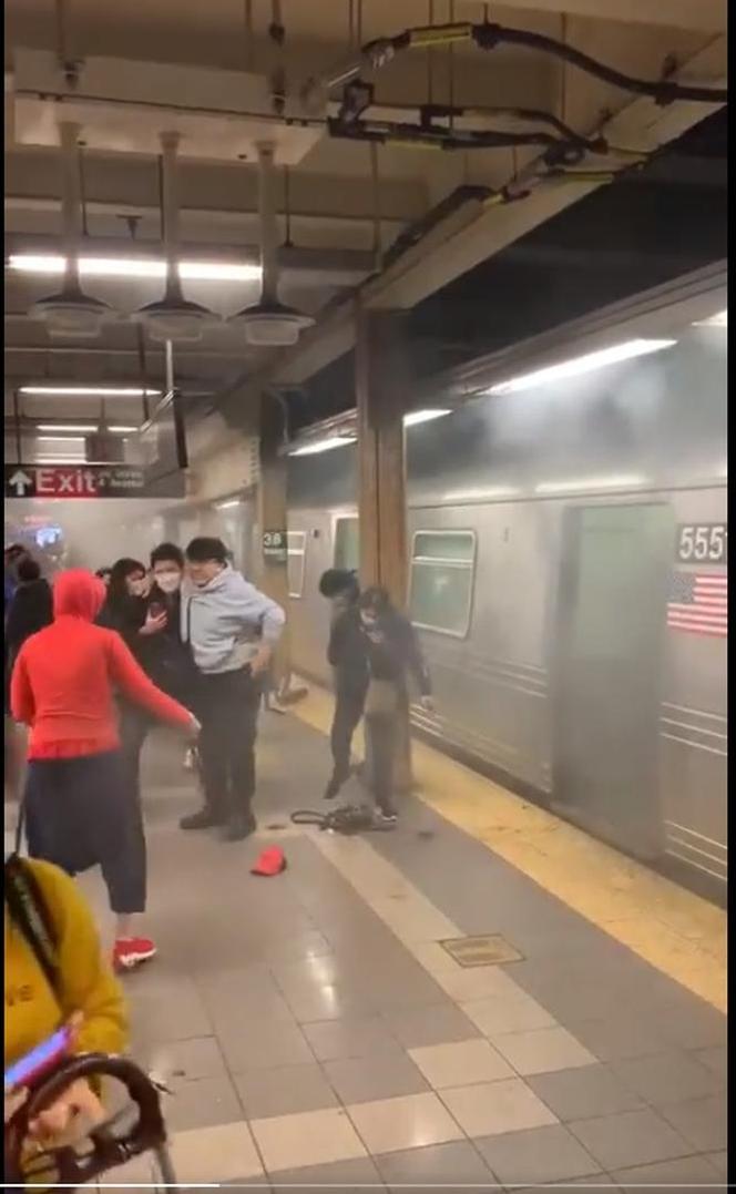Atak w metrze