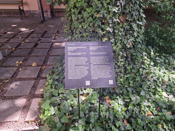 Ogród przy pałacu Czapskich w Krakowie