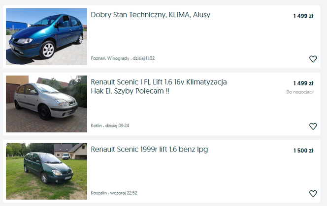 Renault Scenic za 1500 zł