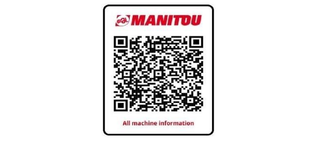 Kody QR na maszynach Manitou  grafika naj najnowsza