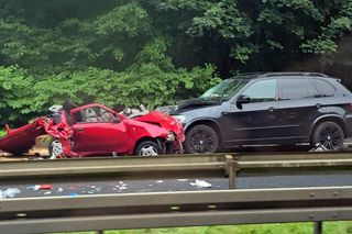 Tragiczny w skutkach wypadek na trasie DK86 w Katowicach