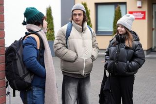 Barwy szczęścia, odcinek 3174. Romeo (Jacek Tyszkiewicz), Ewa (Gabriela Ziembicka)