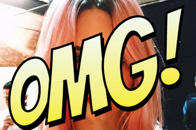 Kendall Jenner w różowych włosach