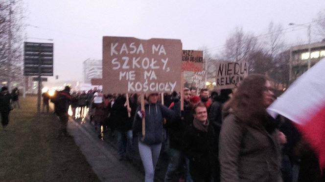 Protest studentów i studentek we Wrocławiu