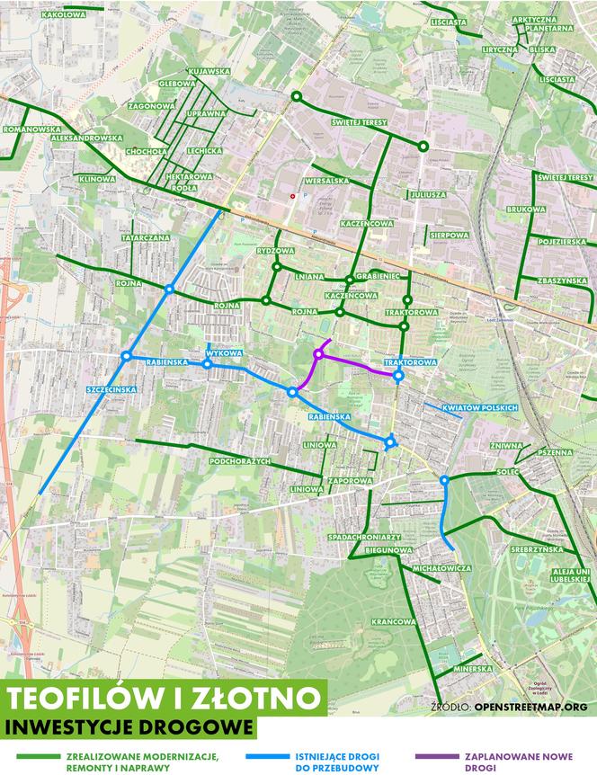 Na Teofilowie w Łodzi powstaną zupełnie nowe drogi