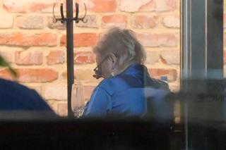 Katarzyna Figura imprezowała w piżamie