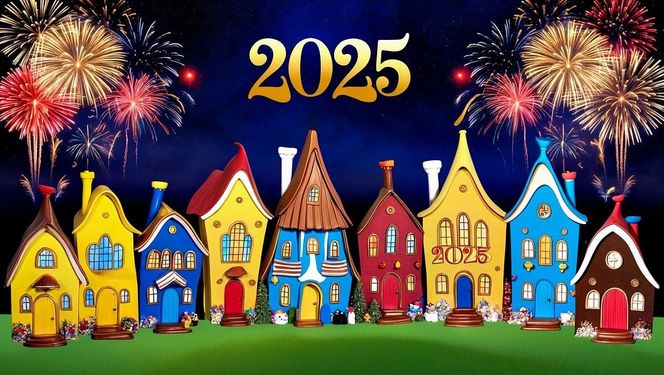 Kartki na Nowy Rok 2025 z życzeniami. Pobierz bezpłatną grafikę i wyślij swoim znajomym 