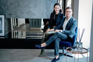 Marta Sobieszek i Grzegorz Kumiszcza, projektanci wnętrz i właściciele studia Omnicreatio