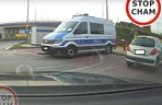 Niebezpieczna sytuacja na drodze ekspresowej S5 w Białych Błotach (woj. kujawsko-pomorskie)