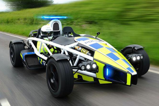 Ariel Atom PL jako radiowóz brytyjskiej policji