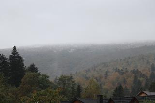 Pierwszy śnieg w Bieszczadach. Bukowe Berdo przykrył biały puch