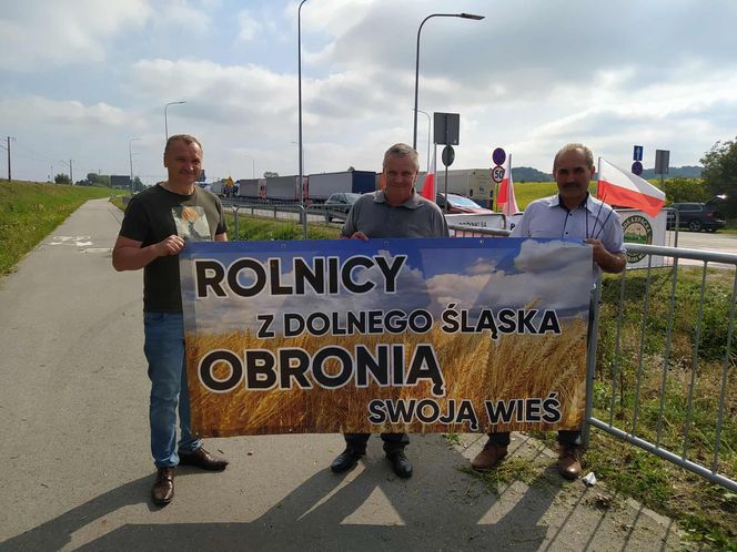 Protest rolników w Medyce
