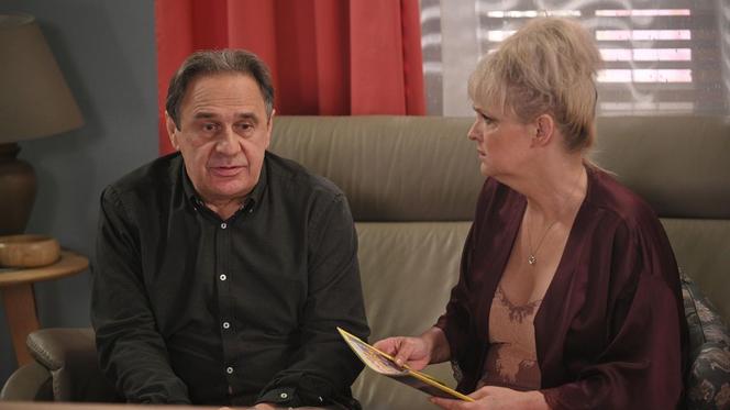 Barwy szczęścia odc. 2426. Jerzy Marczak (Bronisław Wrocławski), Małgorzata (Adrianna Biedrzyńska)