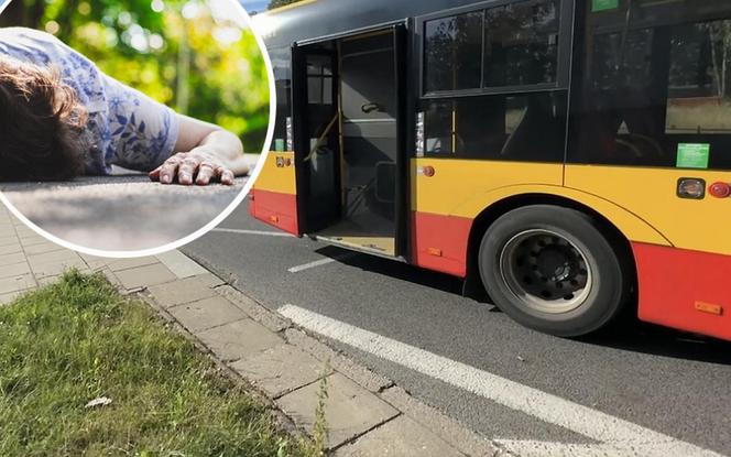 Makabryczny wypadek w Warszawie. Autobus wlókł emerytkę po ulicy