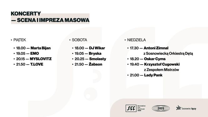 Dni Sosnowca 2025. Szczegółowy program wydarzeń