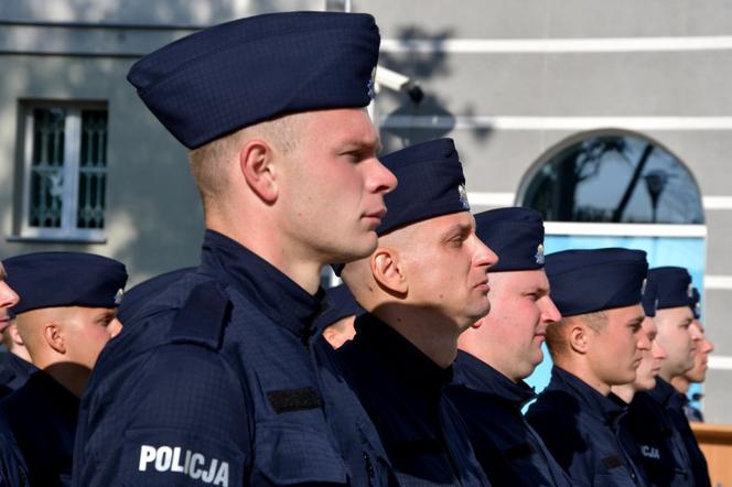 Ślubowanie nowych funkcjonariuszy podlaskiej policji
