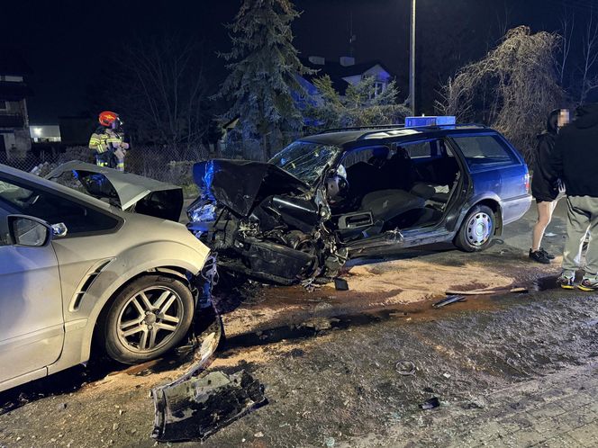  Tłuste. Dramatyczna czołówka. Wielu rannych w wypadku dwóch osobówek