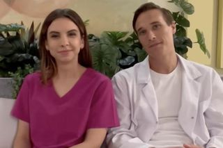 M jak miłość. Aneta (Ilona Janyst), Olek (Maurycy Popiel)