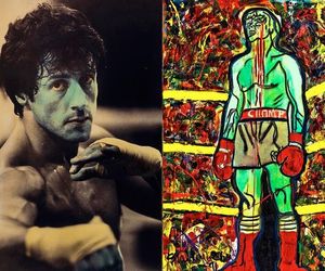 Sylvester Stallone maluje obrazy - i sprzedaje je za tysiące dolarów!