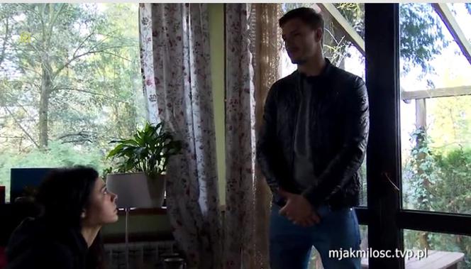 M jak miłość odc. 1452. Marcin (Mikołaj Roznerski), Iza (Adriana Kalska)
